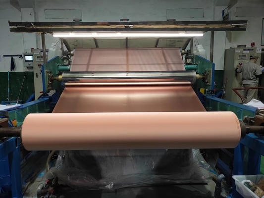 Double Shiny Copper Metal Foil Roll, lembaran Foil Logam Tembaga Elektrik