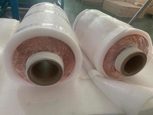250mm Width ED Copper Foil 10micron, Lembaran Tembaga Tipis Cahaya Ganda Kemurnian Tinggi